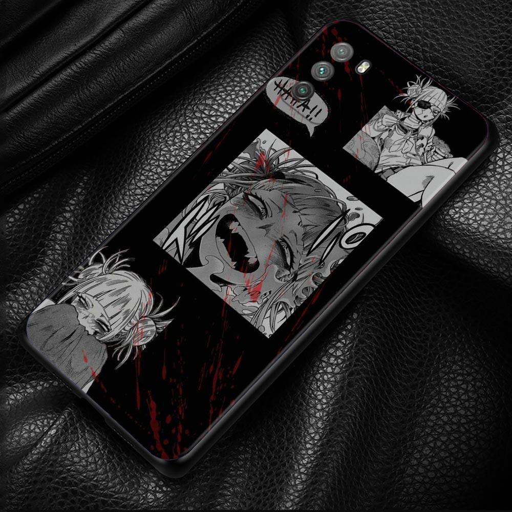 Чехол с аниме мультяшной девушкой TOGA Himiko для Xiaomi Poco X3 NFC M3 M4 Pro 5G для Mi 12 Pro 12X 11 10T Note 10 A2 Lite 5G 9 SE 9T