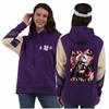 Anime Tokyo Ghoul Unisex Color Block Patchwork Fleece Hoodie (Autumn/Winter).