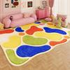 Dopamine Color Living Room Decoration Large Carpet Fluffy Soft Rug Modern Style Rugs for Bedroom Thicken Plush Lounge Floor Mat