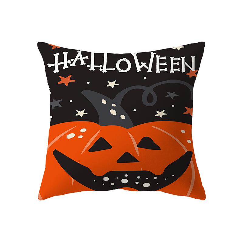 Наволочка с тыквой алфавитом, тема Хэллоуина, наволочка для дивана, стула, кровати, домашний декор