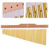 36 Bar Chimes Gold Aluminum Alloy Wooden Bar