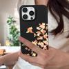 Чехол с цветочным узором «Цветы апельсина» для iPhone 17 Pro Max Funda iPhone 16 Pro Max 15 14 13 12 11 Air 16E Силиконовая накладка с текстурой кожи