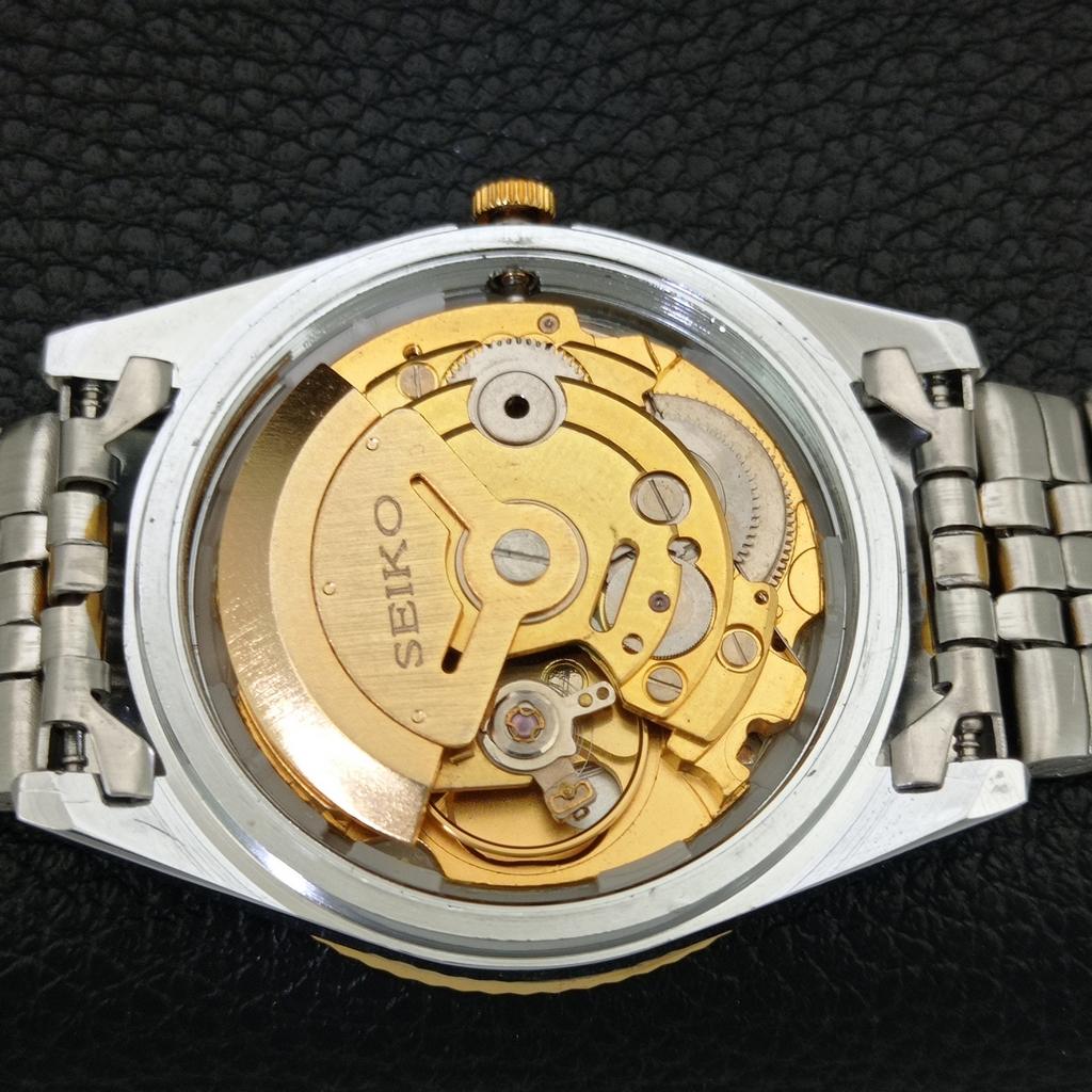 АВТОМАТИЧЕСКИЕ ВИНТАЖНЫЕ ОТРЕСТАВРИРОВАННЫЕ МУЖСКИЕ ЧАСЫ SEIKO 5 ЯПОНИЯ БЕЛЫЙ ЦИФЕРБЛАТ a443186-1