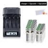 PALO Rechargeable Battery 1.5V Li-ion AAA AA Batteries+LCD Display Charger For Li-ion Ni-Mh Ni-Cd AA AAA Battery