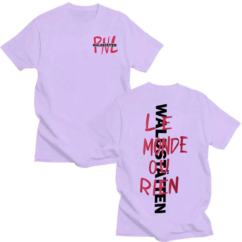 Rapper PNL Que La Famille Le Monde Chico Album Tshirt Unisex Women Fashion Hip Hop Short Sleeve Tshirts Cotton Casual T Shirt Top