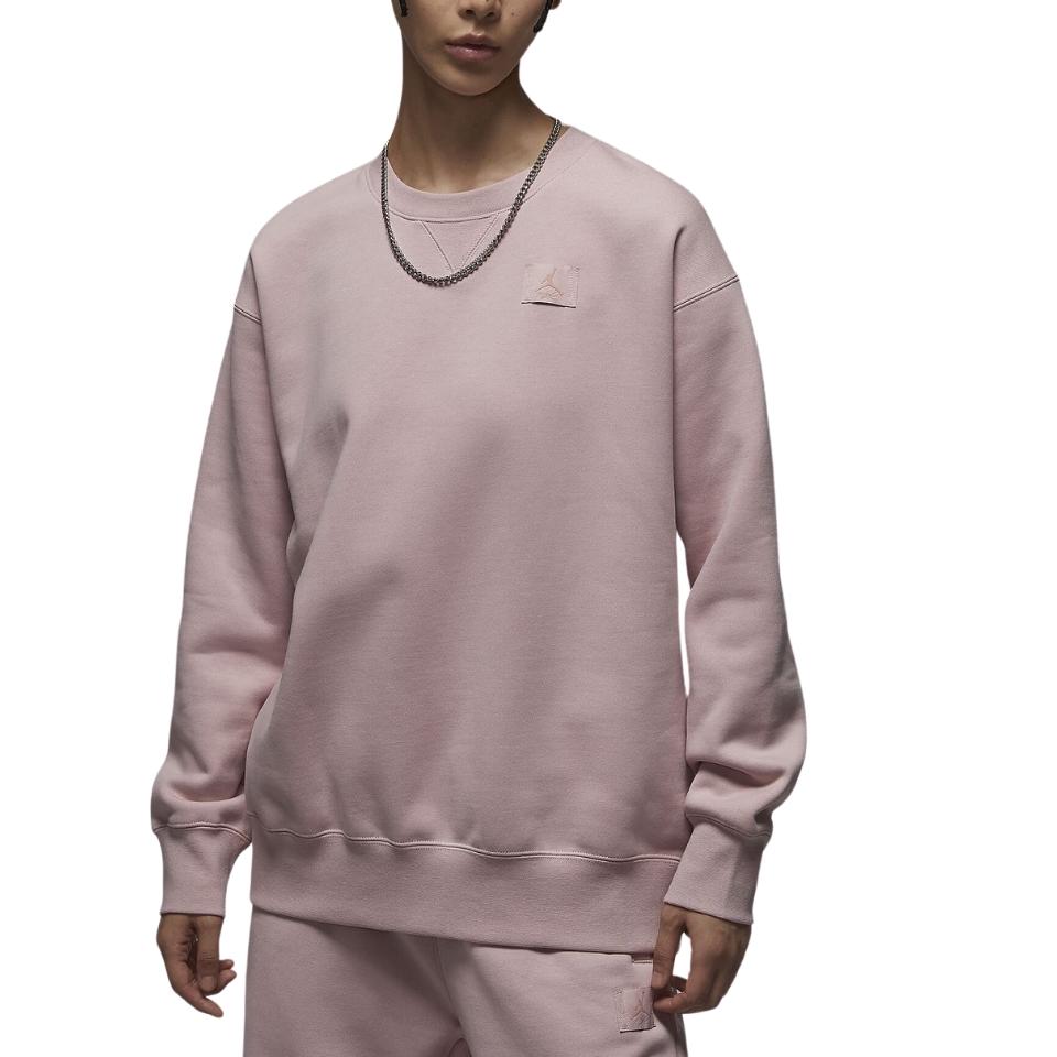 Jordan Мягкая удобная стильная толстовка Flight Fleece Women tops Oxford-Pink FV7054601