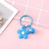 Girls Elegant Korean Bell Women Flower Keychain Fashion Jewelry Key Ring Bag Pendant
