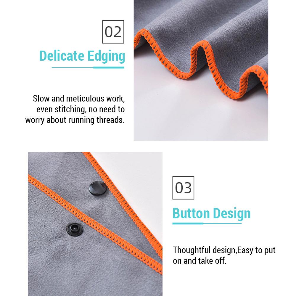 Adult Wearable Towel Robe with Hood Quick-Drying Comfortable Touch for Beach Hot Springs Fitness Swimming Vacation Yoga