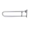 Flip Up Toilet Grab Bar Sturdy Aluminium Alloy Adjustable Anti Slip Fold Down Grab Bar for Bathroom