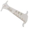 3 in 1 Mountain Bike Chain Measuring Ruler Road Bike Chain Wear Measuring Tool Silver