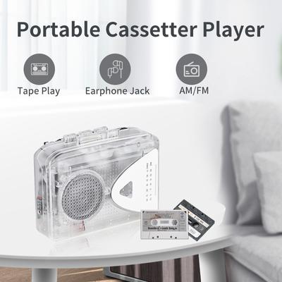 Кассетный плеер Walkman Кассетный плеер Портативный Динамик Несколько способов питания Функция AM FM радио Высокий