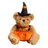 Halloween Teddy Bear Soft Plush With Witch Costume For Celebration Decor And Toys
