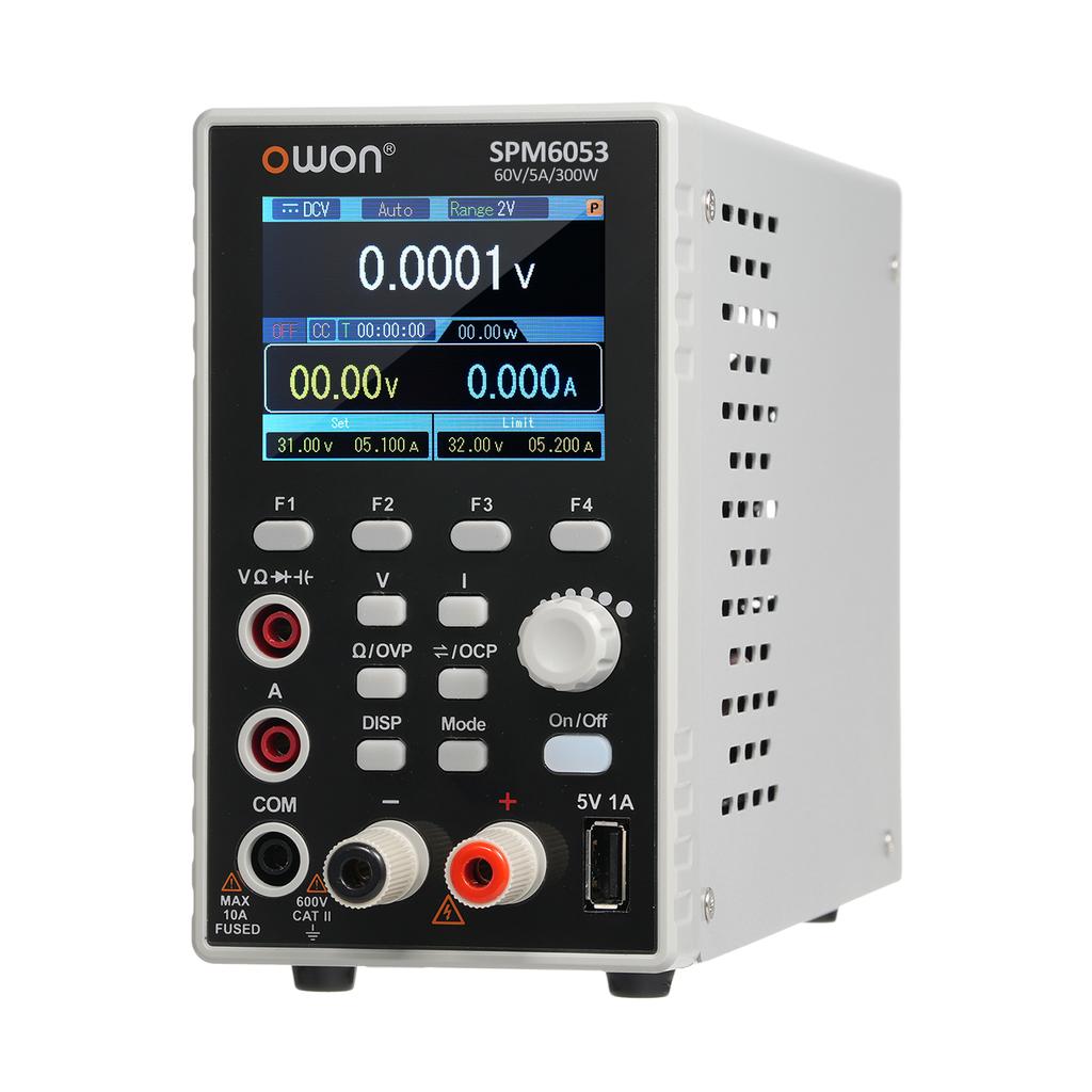 Программируемый лабораторный источник питания OWON SPM3051 (0-30 В 0-5 А) Настольный источник питания постоянного тока мощностью 150 Вт с мультиметром