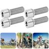 4Pcs Titanium Alloy Bike Handlebar Stem Bolts Gold/Silver Stem Inner Hex Screws  Bicycle Maintenance