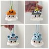 Хэллоуин Крючком Призрак Орнамент Милый Ручной Работы Вязаный Лягушка/Кот/Паук/Клубника Призрак Подвесное Украшение для Зеркала Заднего Вида Автомобиля