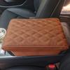 Memory Cotton Car Armrest Box Cover For Tesla Model 3/Y - Artificial Leather Auto Armrest Cover Trim Center Console