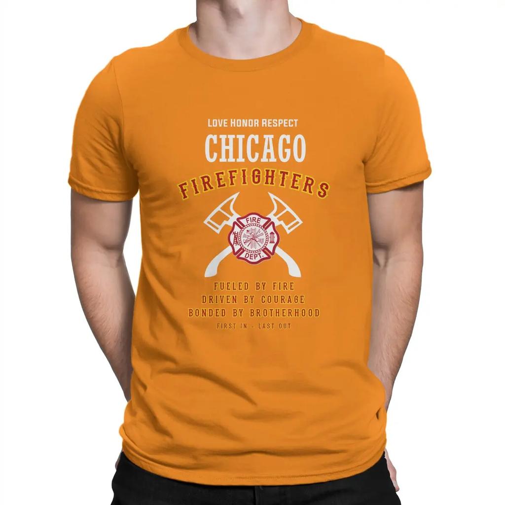 Футболка Chicago Fire Man ФУТБОЛКА ПОЖАРНЫХ ЧИКАГО Отличительная футболка Оригинальный стритвир Новый тренд