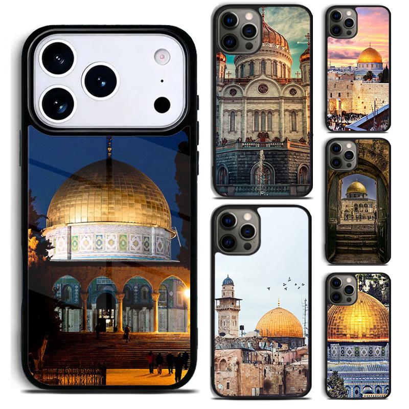 Jerusalem Building Phone Case for iPhone 17 16 15 Pro Max Air 14 13 12 11 Plus Shockproof Cover