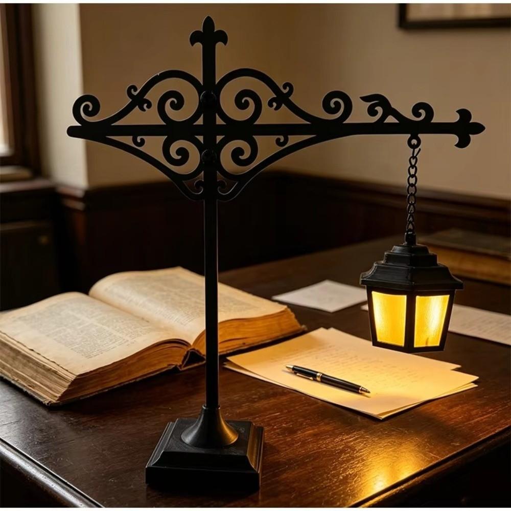 Ghost Pumpkin Library Bookshelf Lantern Warm LED Halloween Reading Light Desk Decor