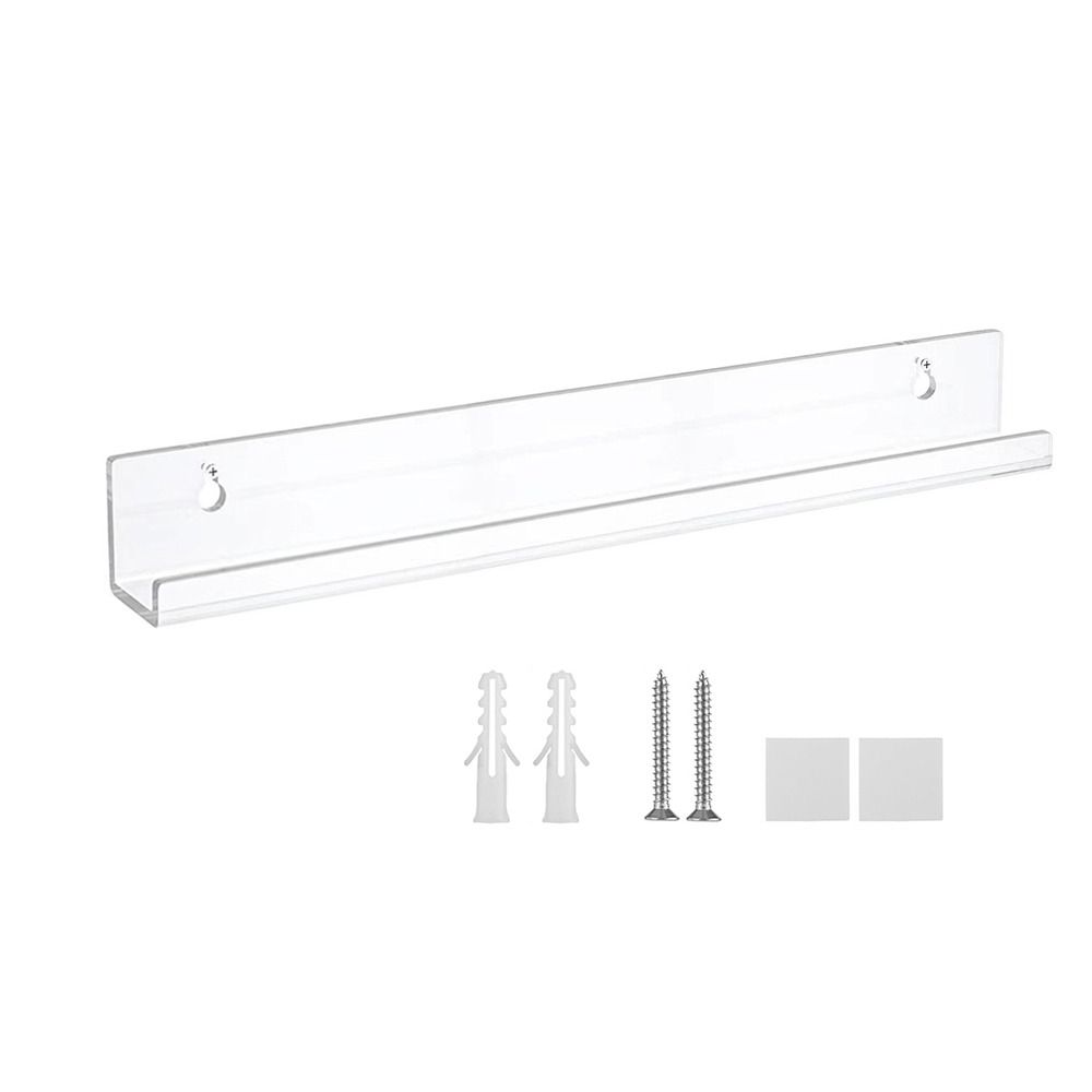 Прозрачный альбом-держатель для записей Дисплей Акриловая полка для журналов Плавающие полки для книг Гостиная