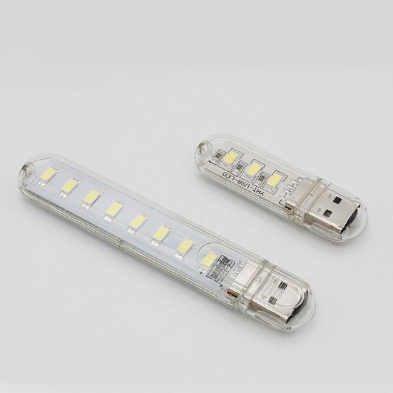 Мини-питьевой USB 5 В 3 постоянного тока шкаф 8 светодиодов шкаф ночник настольная лампа для чтения