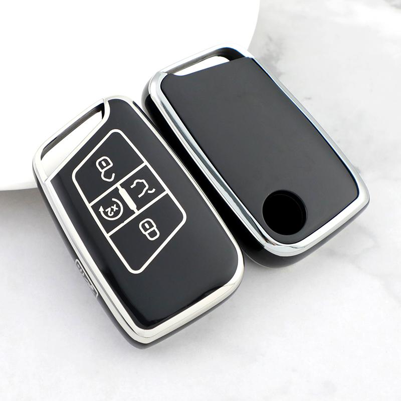 For Volkswagen VW Atlas Tiguan Golf 7 Magotan 2018 TPU Smart 5 Buttons Key Case Cover Remote Shell Fob Holder Protector