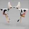 Great Milk Cow Ears Hair Clip Cartoon Role Playing for Head Loop Headgear Costume Party Hairpin Themed Parties Headdress