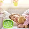 Desk Clock Battery Operated Non-ticking Plastic Small Bedside Analog Alarm Clock Household Supplies