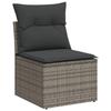 VidaXL Salon de Jardin avec Coussins 7 pcs, Canapés de Terrasse, Ensemble de Meubles de Patio, Mobilier d'Extérieur, Gris 3227705