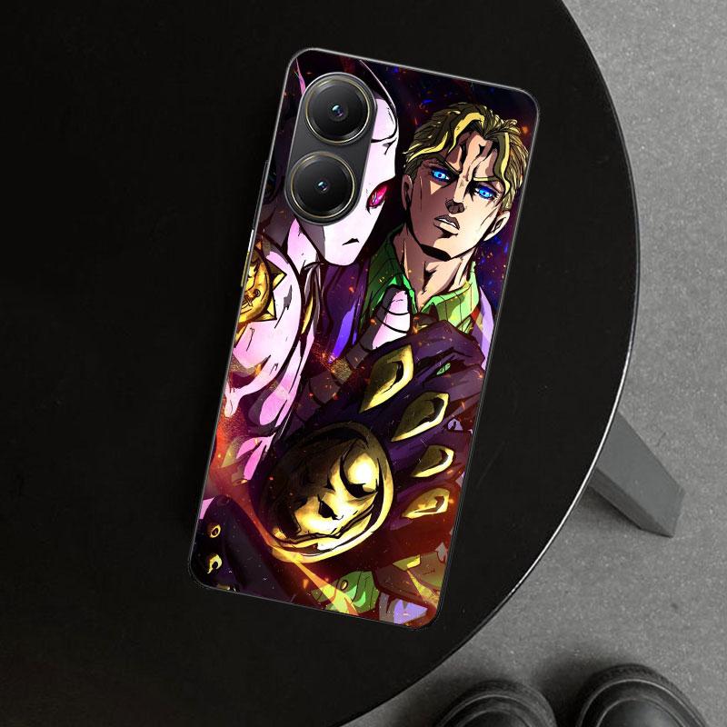 Чехол для телефона JoJo's Bizarre Adventure Горячий аниме чехол для Xiaomi Poco X6 X5 X7 Pro F7 Ultra Redmi 15C 15 13C 13 12C 12 10C 10 10A