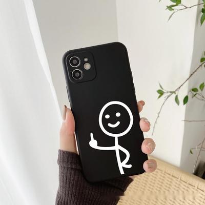 Модный милый мягкий телефон для Iphone 14 X 12 XR 7 11 13 8 6s Pro XS 6 Plus Mini Max, прямой силиконовый мягкий силиконовый чехол из ТПУ