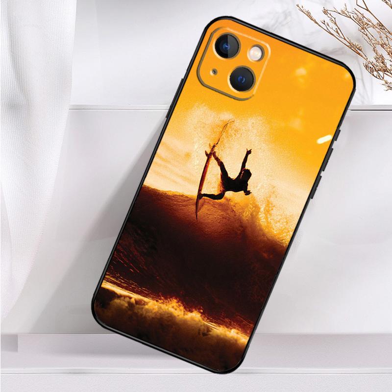 California Surfing Waves Phone Case For iPhone 14 13 12 11 16 15 Pro Max Plus Mini 7 8 X XR XS Max Soft Cover