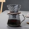 Pour Over Coffee Maker Set Borosilicate Glass Coffee Server Pour Over Coffee Dripper Carafe for Home Cafe Restaurant Camping