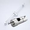 With hooks Shower Head Holder Round Pipe Riser Rail Bracket  Hardware Bath Accessories