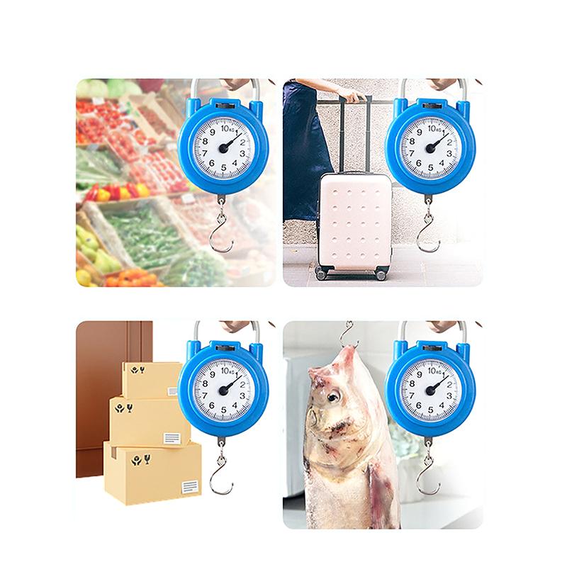 10 кг портативные подвесные механические весы для рыбы, багажа, кухонные весы, подвесные высокоточные цифровые ручные пружинные весы ADM