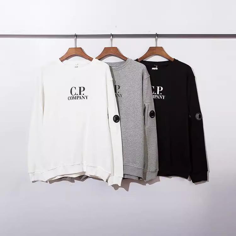 Autumn Winter Logo Lens Round Neck Hoodie