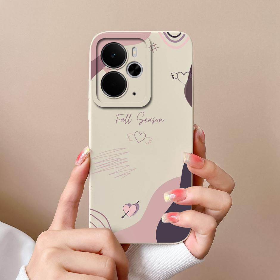 Модный цветочный чехол из мягкого силикона для Realme 14T 14 Pro Plus Lite 5G Защитный чехол для Realme14T Realme14Pro Plus Lite Fundas