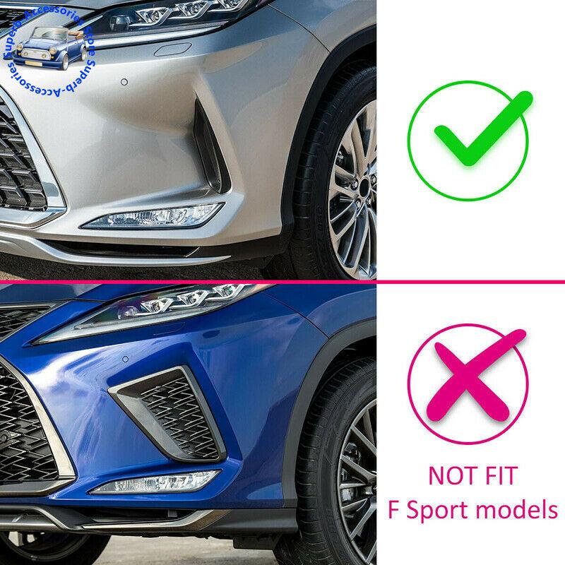 Для Lexus RX300 RX350 RX450h 2022 ABS хром передняя противотуманная фара рамка отделка автомобиля