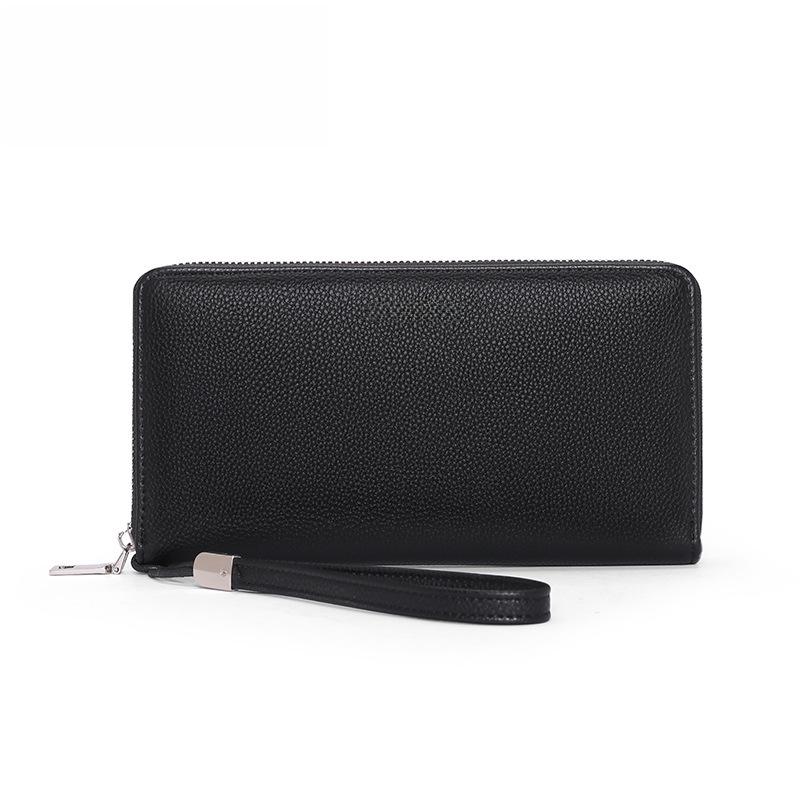 Женский кошелек из искусственной кожи с защитой от кражи RFID, большой вместимости, длинный и стильный, с несколькими отделениями для карт.