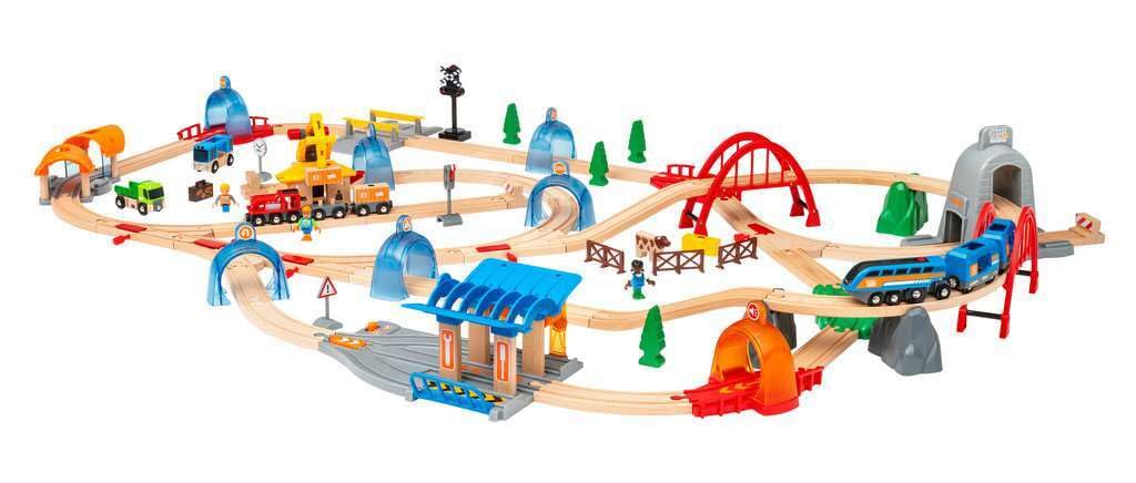 Brio WORLD Smart Tech Звуковой Экшн Тоннель DX Набор 33977