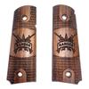 WWII US M1911 / 1911 .45 Wooden Pistol Grips "Army Ranger logo"-Repro AT-4FNS-TP7H