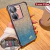 Gradient Glitter Airbag Shockproof Case with Lens for VIVO Y77 Y78 Y77E Y16 Y17 Y18 Y35 Y20 Y21S Y52S Y76S Y200 X70 X90 X100 Pro S15 S17 S18 S19 Pro
