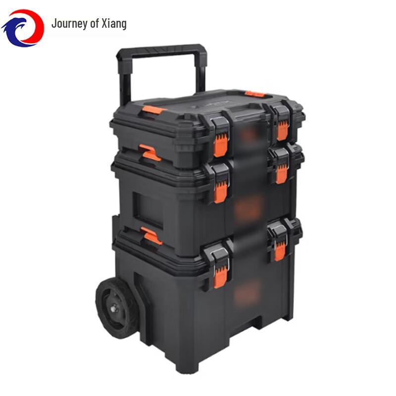 Xiang Zhi Lv Набор из 3-х прочных штабелируемых ящиков для инструментов