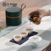Nanshan Xiansheng Portable Ice Jade Porcelain Gongfu Travel Tea Set