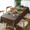 Simple PVC Tablecloth Oil Resistant Square Table Cover Waterproof Tablecloth  Home Decor