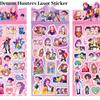 Laser Cut Sticker KPOP Demon Hunters Guka Devil Men's Group for Kids Cute Stationary School Office Art Supplies Decoration