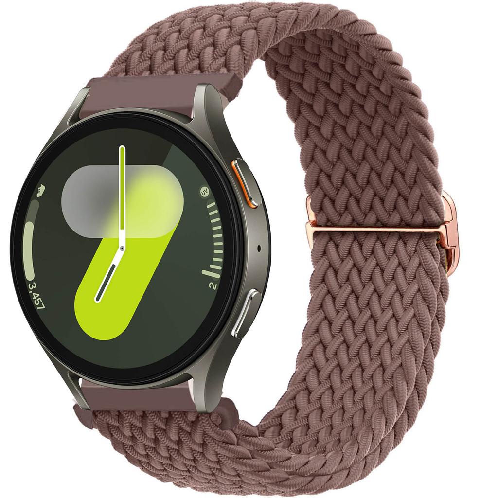 20mm Band For Samsung Galaxy Watch 7 4 6 Classic/5 pro/3/active 2 Elastic Braided Solo bracelet Huawei watch GT 2e 3 pro 4 strap