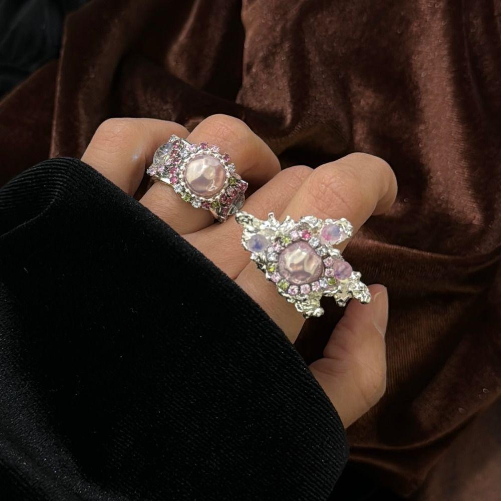 Exaggerate Women's Split Ring Metal Conch Opening Ring Adjustable   Girl