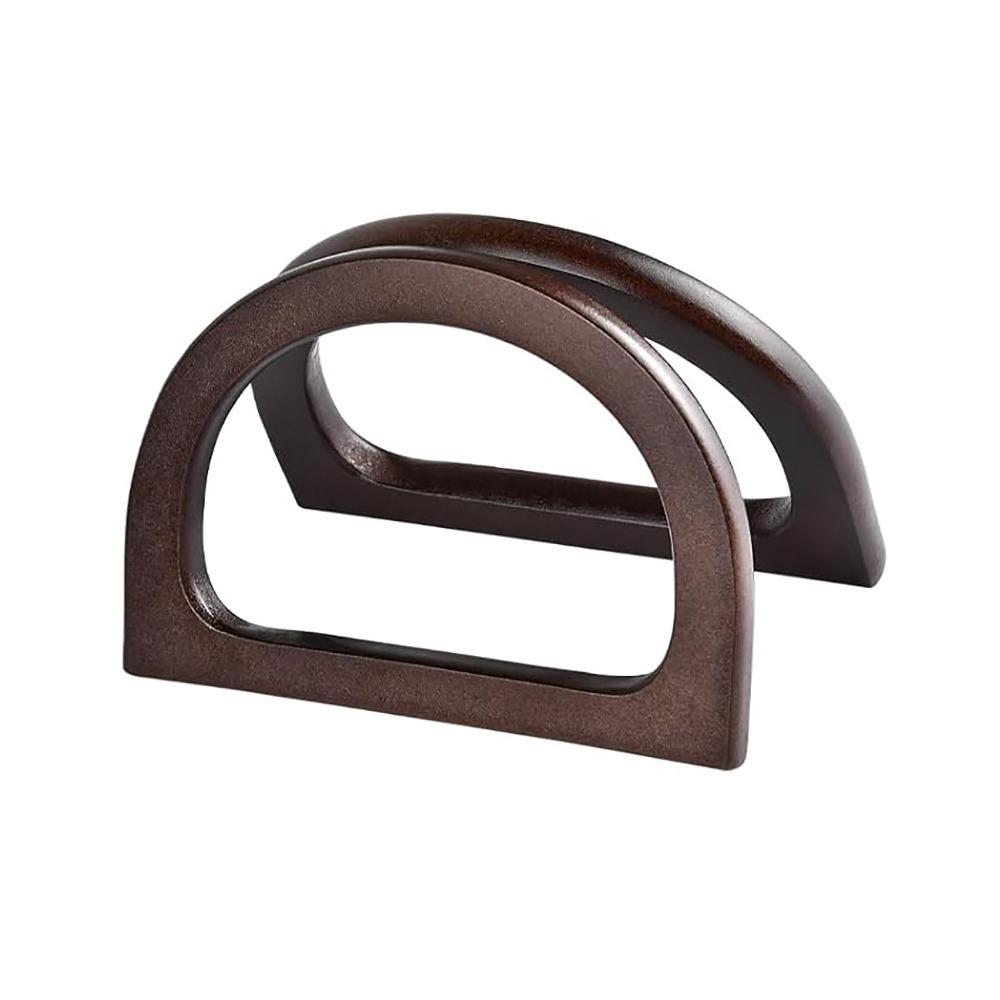 New Wooden Handbag Handles D-shaped DIY Purse Handles Replacement Purse Strap