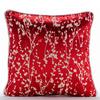 Подушка Sham Euro Cayenne Red Euro Наволочка Burnout Velvet Природа и цветочный современный стиль European Shams Пасха - Cayenne Red Drops